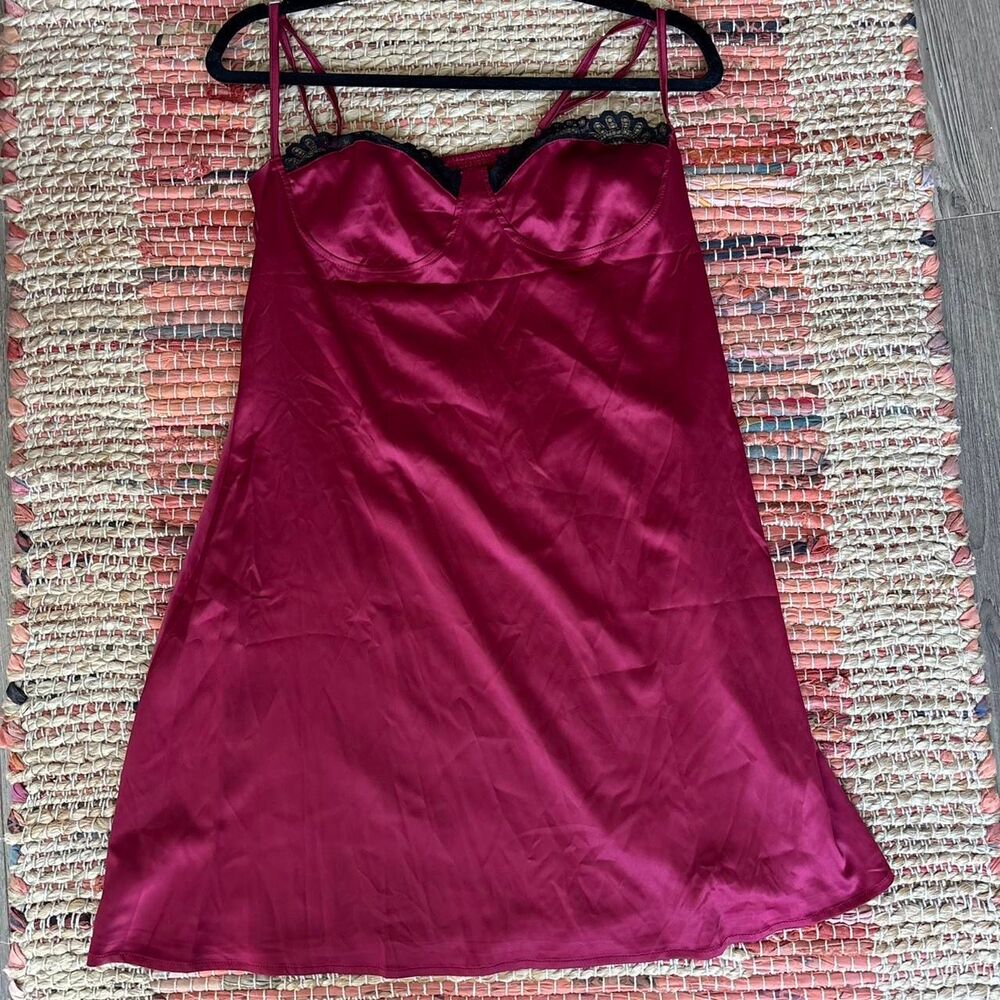 Unbranded Women's Burgundy and Red Dress